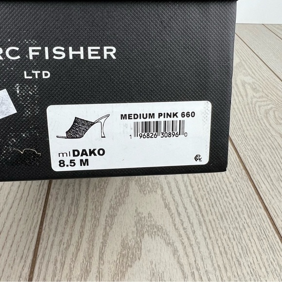 Marc Fisher LTD Women's Dako Woven Sandals 8.5M Medium Pink $140 - Picture 8 of 8